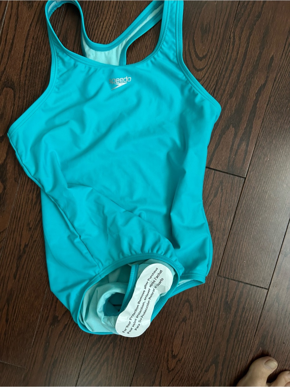 Speedo Girls One-Piece Swimsuit in Teal Blue